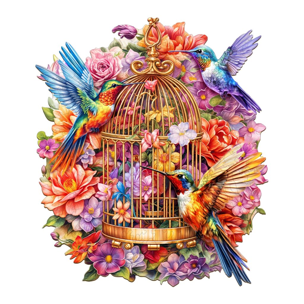 Wooden Jigsaw Puzzle – Garden Symphony