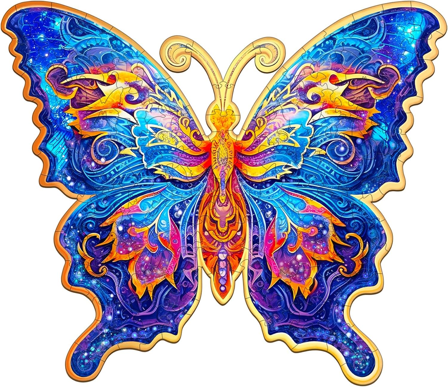 Wooden Jigsaw Puzzle-Beautiful Butterfly