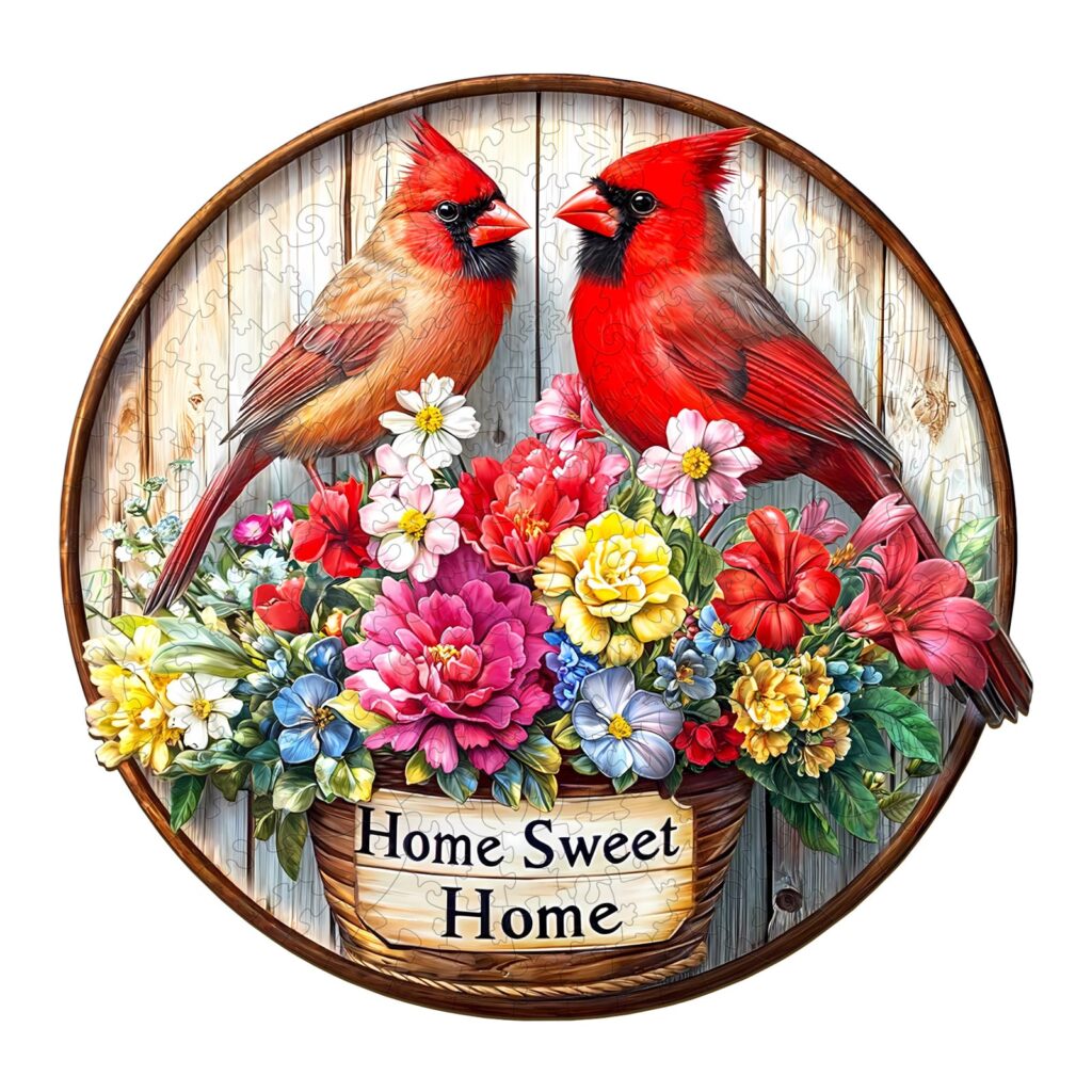 Wooden Jigsaw Puzzle-Sweet Home