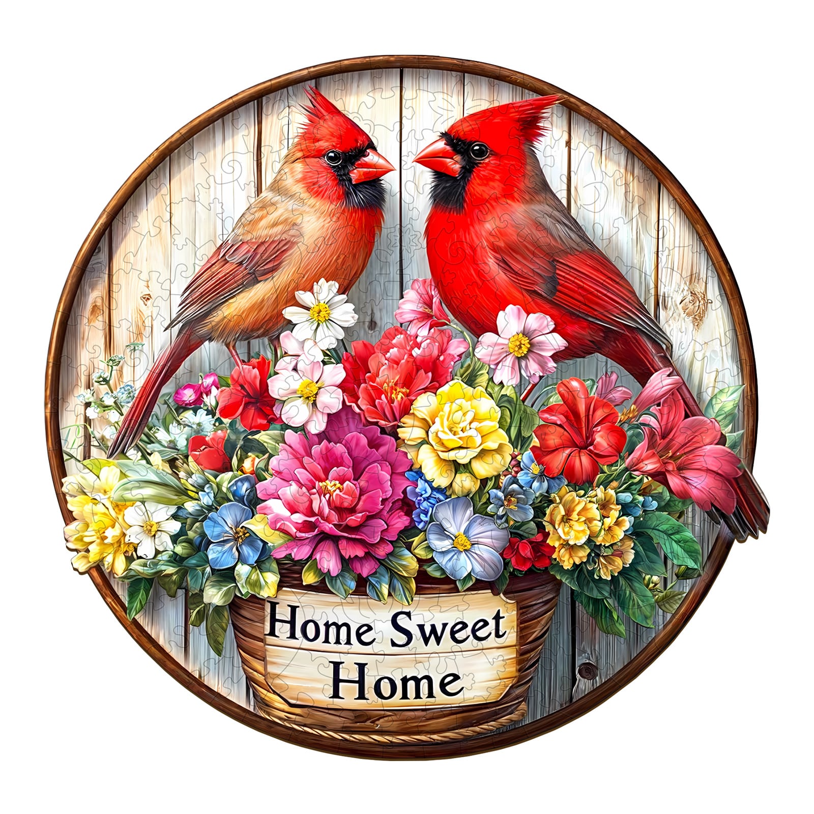 Wooden Jigsaw Puzzle-Sweet Home